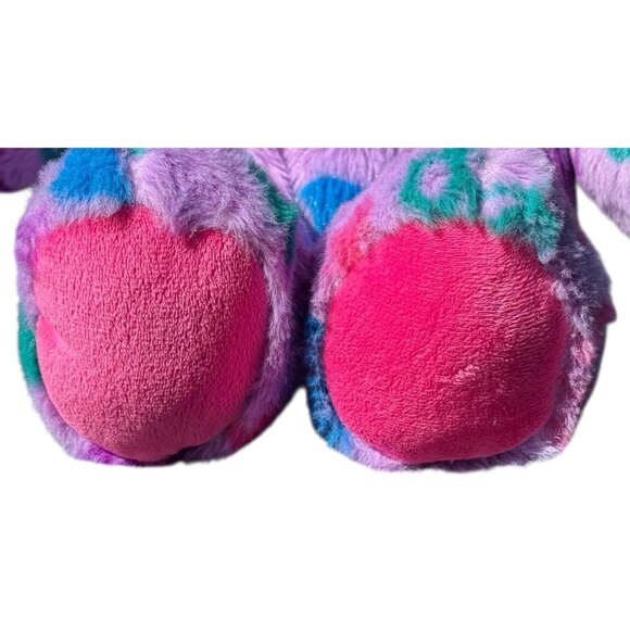 Build A Bear Sitting purple Hippie Peace Plush Stuffed Support Pet Toy BFF Retro - Picture 9 of 15